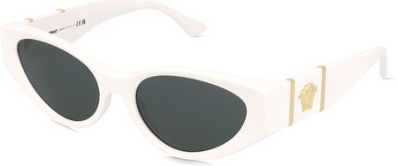 Versace 0VE4454 Damskie okulary przeciwsłoneczne, Oprawka: Acetat, biały