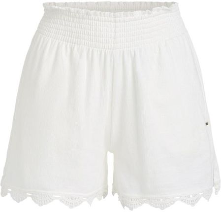 Damskie Spodenki O'Neill Essentials Ava Smocked Shorts 1700055-11010 – Biały