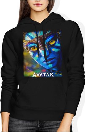 Avatar Damska bluza z kapturem (XXL, Czarny)