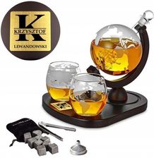 Zestaw Do Whisky Globus Z Grawerem Prezent Dla Taty Faceta 18-99 Urodziny