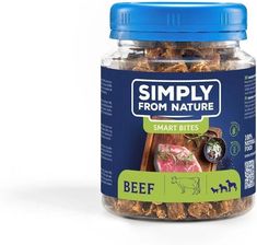 Simply From Nature Smart Bites Trenerki Z Wołowiny Dla Psów 130g