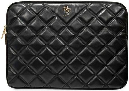 Guess Quilted 4G Sleeve - Etui na notebooka 13" / 14" (czarny)
