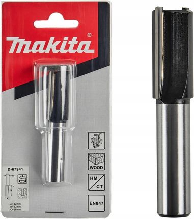 Makita D-10229 Frez Prosty 2 Rowki Trzpień 12mm D67941