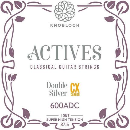 Knobloch 600ADC ACTIVES Double Silver CX Carbon Super High-Tension struny do gitary klasycznej