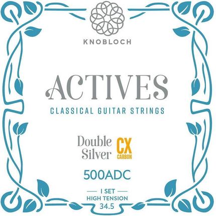Knobloch 500ADC ACTIVES Double Silver CX Carbon High Tension struny do gitary klasycznej