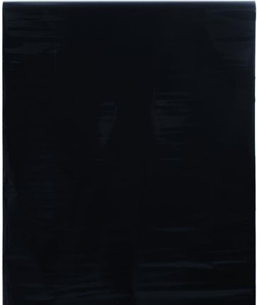 vidaXL Folia okienna statyczna matowa czarna 45x1000 cm PVC
