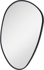 Zdjęcie Dubiel Vitrum Lustro łazienkowe asymetryczne 55x72 cm Fly w ramie czarny szczotkowany 100472157 - Drobin