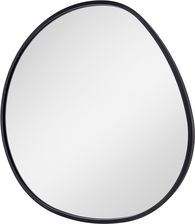 Zdjęcie Dubiel Vitrum Lustro łazienkowe asymetryczne 50x50 cm Fly w ramie czarny szczotkowany 100472158 - Bierutów