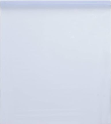 vidaXL Folia okienna statyczna matowa przezroczysta biała 90x500 cm
