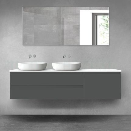 Oltens Vernal zestaw mebli łazienkowych biały grafit 68612400