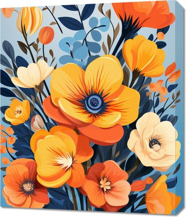 Zakito Posters Obraz 60x70cm Kwiatowy Majestat