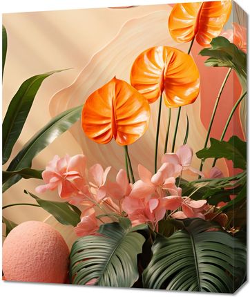 Zakito Posters Obraz 50x60cm Pomarańczowy Raj