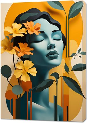 Zakito Posters Obraz 70x100cm Kwiatowa Medytacja