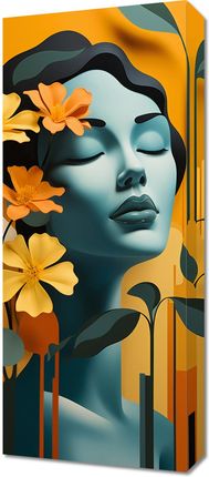 Zakito Posters Obraz 30x70cm Kwiatowa Medytacja