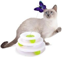 Zdjęcie Afp All For Paws Cat Toy Interactive Tower Of Butterfly 25X25X14Cm - Sompolno