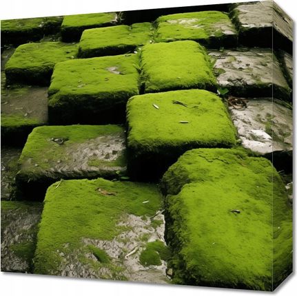 Zakito Posters Obraz 40x40cm Zielona Mozaika