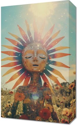 Zakito Posters Obraz 30x50cm Słoneczna Medytacja
