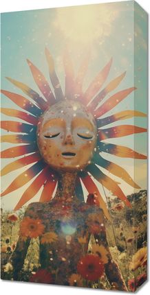 Zakito Posters Obraz 30x60cm Słoneczna Medytacja