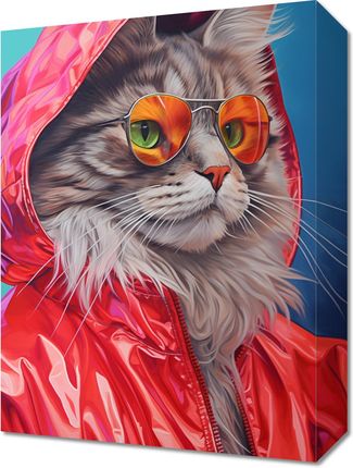 Zakito Posters Obraz 30x40cm Kot w Stylu