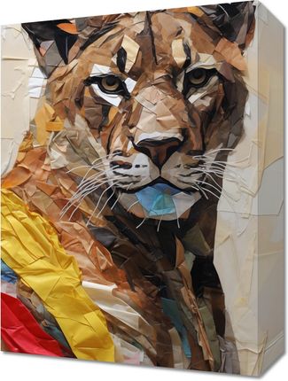 Zakito Posters Obraz 30x40cm Papierowy Tygrys