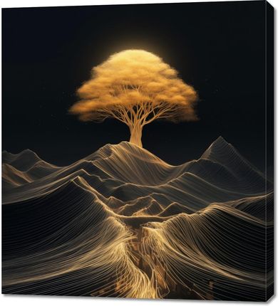 Zakito Posters Obraz 90x100cm Drzewo Energii