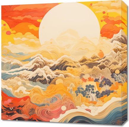 Zakito Posters Obraz 60x60cm Poemat Wiatru i Słońca