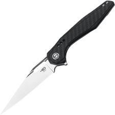 Bestech Knives Nóż Składany Bestech Malware Grey Titanium Carbon Fiber Stonewashed Satin S35Vn By Todd Knife And Tool BT1902C