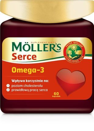 Moller's Omega-3 Serce 60 kaps.