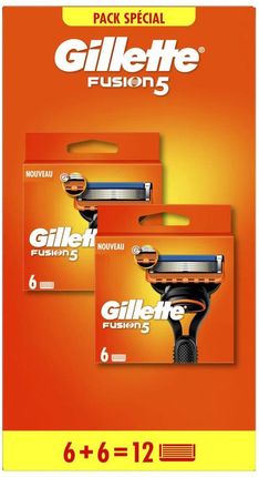 Gillette Fusion5 Ostrza Wymienne do Maszynki 12szt