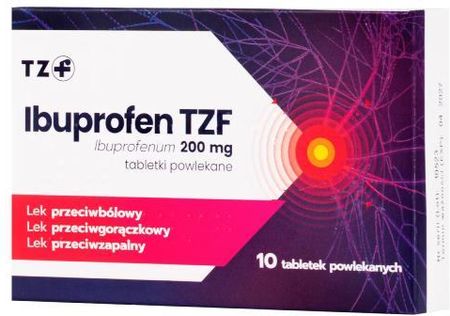 Ibuprofen TZF 200 mg 10 tabletek