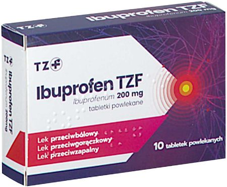 Ibuprofen TZF 200 mg 10 tabletek