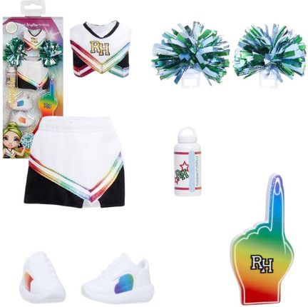 Rainbow High Fashion Pack Zestaw Modowy Stylizacja Dla Lalki Cheerleaderka
