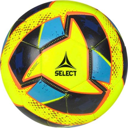 Piłka nożna Select Classic żółto-niebieska 18521 - rozmiar piłek - 5