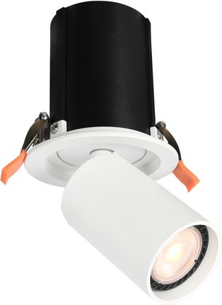 Italux - Reflektor wpuszczany nastawny TERMO RO GU10 - biały piaskowany - SPL-50310-1R WH (SPL503101RWH)