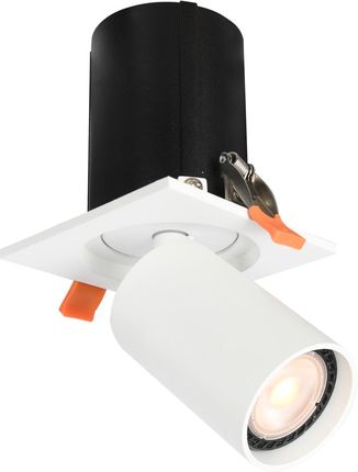Italux - Reflektor wpuszczany nastawny TERMO SQ GU10 - biały piaskowany - SPL-50310-1S WH (SPL503101SWH)