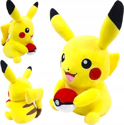Toys Duży Pluszak Pokemon Pikachu Maskotka Przytulanka Z Pokeballem Duża