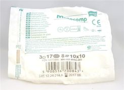 Zdjęcie MATOCOMP Kompresy jałowe 17 nitek 8 warstw 10cm x 10cm 3 szt. - Małogoszcz