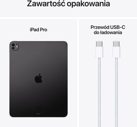 Tablet Apple iPad Pro 13 M4 512GB 5G Gwiezdna Czerń (MVXU3HCA