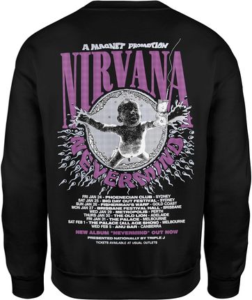 Nirvana Nevermind Męska bluza (L, Czarny)