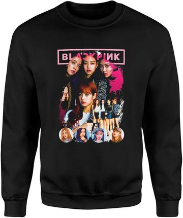 Blackpink kpop black pink kpop Męska bluza (XXL, Czarny)