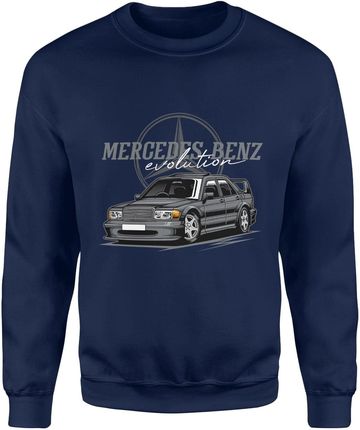 Mercedes Benz Evolution Męska bluza (XL, Granatowy)