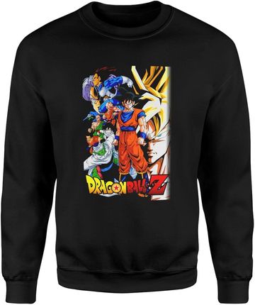 Dragon Ball Vintage Męska bluza (M, Czarny)