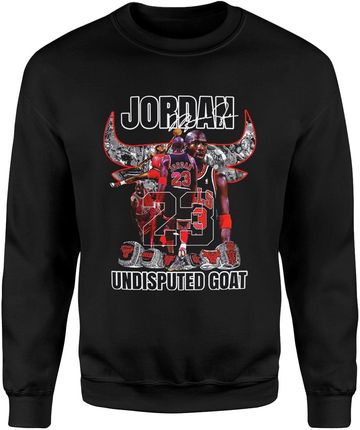 Michael Jordan Chicago Bulls Nba Vintage Męska bluza (S, Czarny)