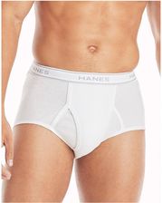 6x M Męskie białe slipy majtki briefs Hanes z USA  80 - 85 cm