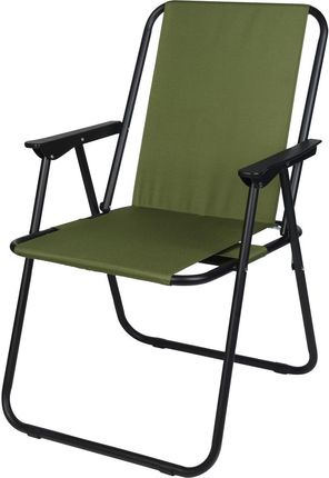 Royokamp Krzesło Turystyczne Z Podłokietnikami 52X44X75Cm Składane Jasne Zielone