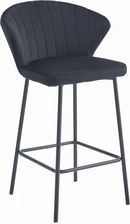 Zdjęcie Hoker GATTA - czarny aksamit / nogi czarne x 1 - Niemodlin