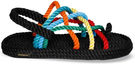 Bohonomad Cape Point Rope Sandal – Black/Multi
