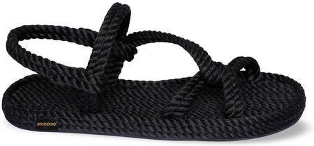 Bohonomad Mykonos Rope Sandal - Black