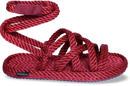 Bohonomad Roma Rope Sandal - Claret Red