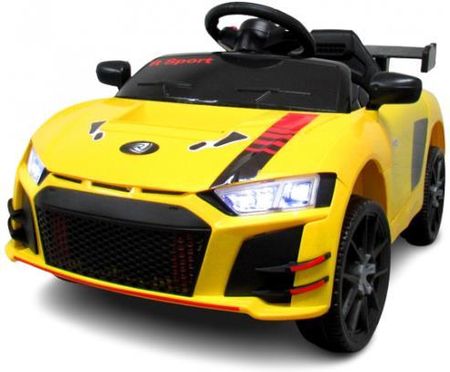 Ragil Cabrio A1 Żółty autko na akumulator  funkcja bujania